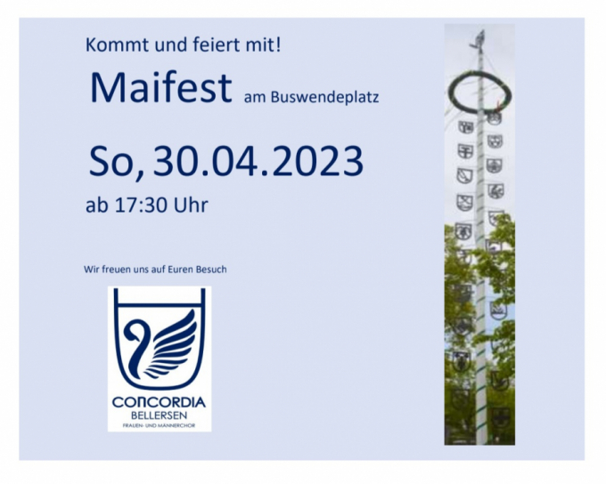 30. April 2023, Maifest in Bellersen ab 17:30 Uhr