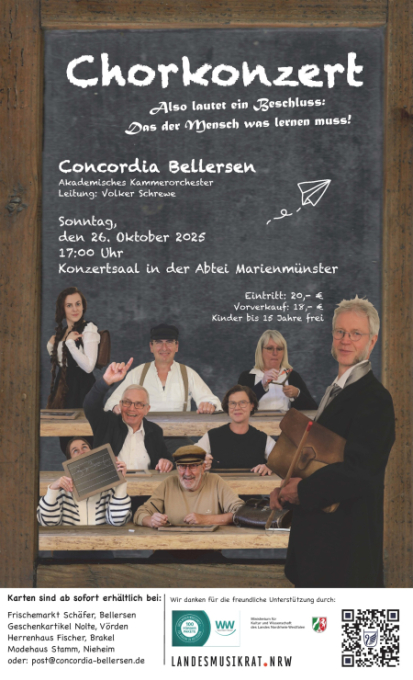 Herbstkonzert am 26. Oktober